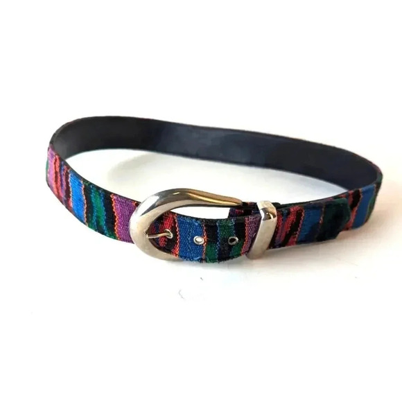 Vintage Tapestry Canvas Belt / 28" - Picture 1 of 5
